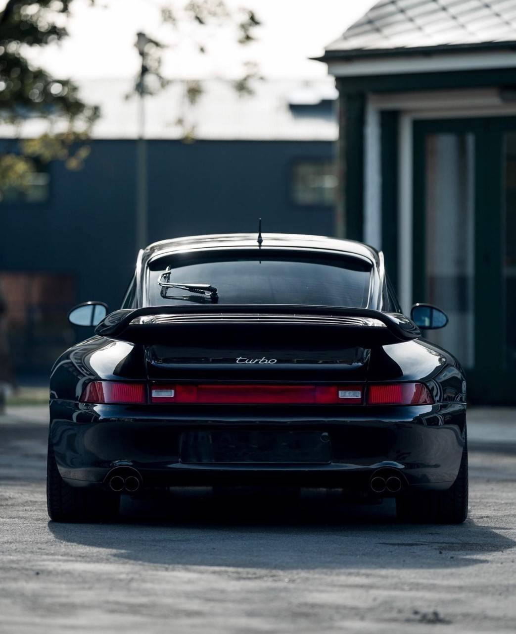 Porsche 993 Turbo (Vue de derrière)